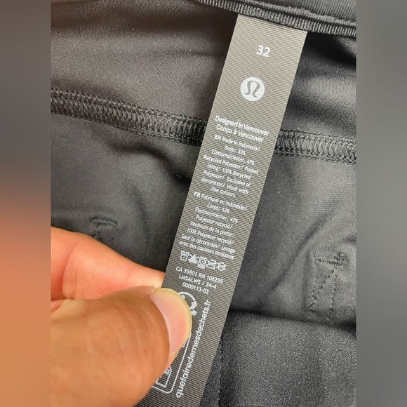 Lululemon ABC 5-Pocket Pant Warpstreme Slim Fit Black Men’s Sz 32x27 NWT - Picture 7 of 12